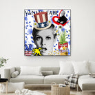 America by Carole  St-Germain on GIANT ART - red pop america