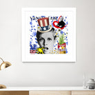 America by Carole  St-Germain on GIANT ART - red pop america