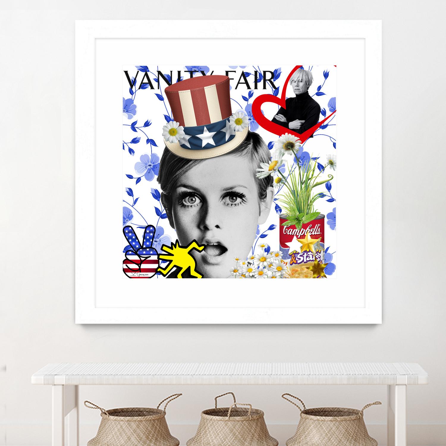 America by Carole  St-Germain on GIANT ART - red pop america