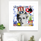 America by Carole  St-Germain on GIANT ART - red pop america