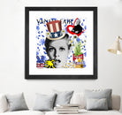 America by Carole  St-Germain on GIANT ART - red pop america