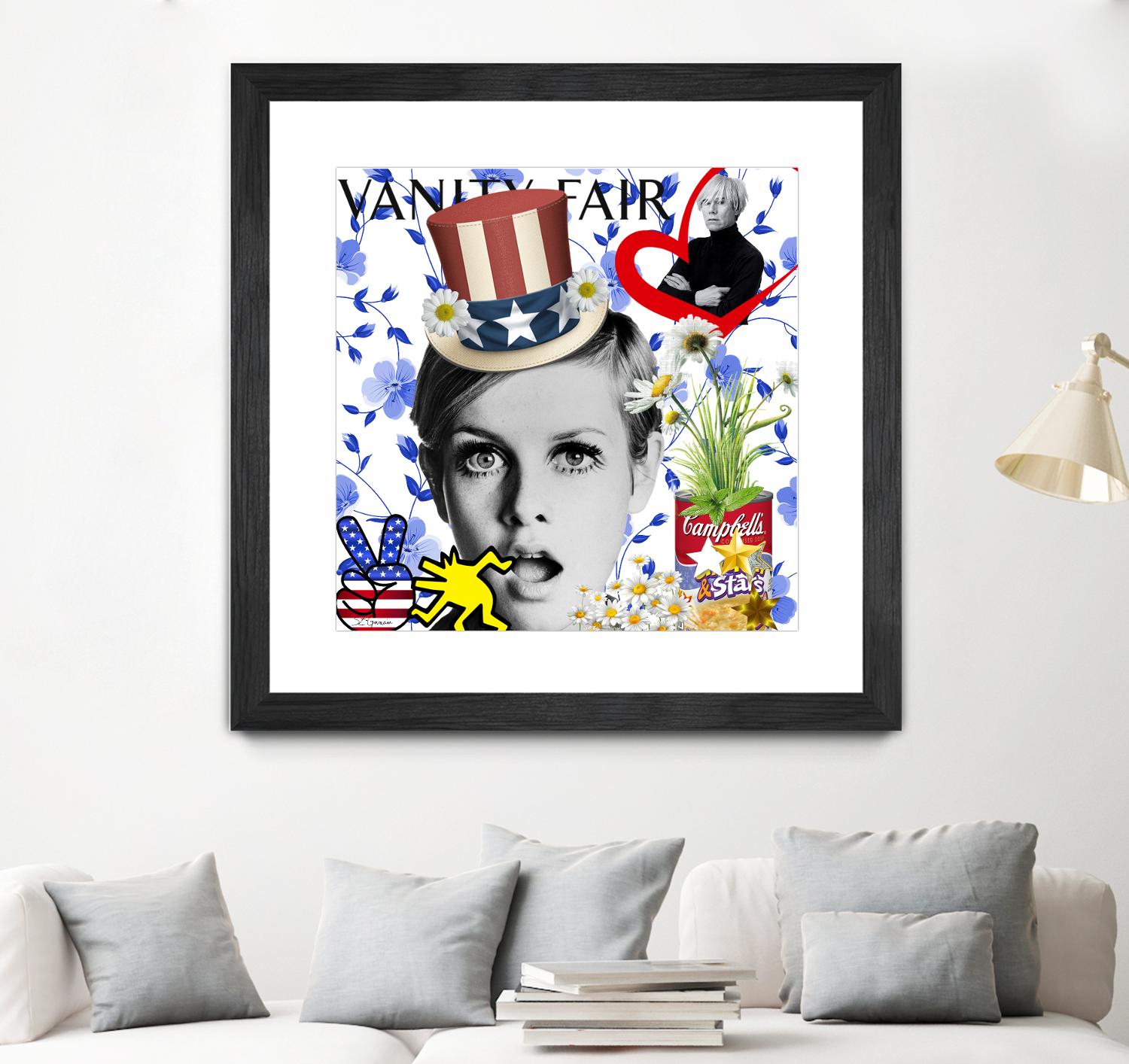 America by Carole  St-Germain on GIANT ART - red pop america