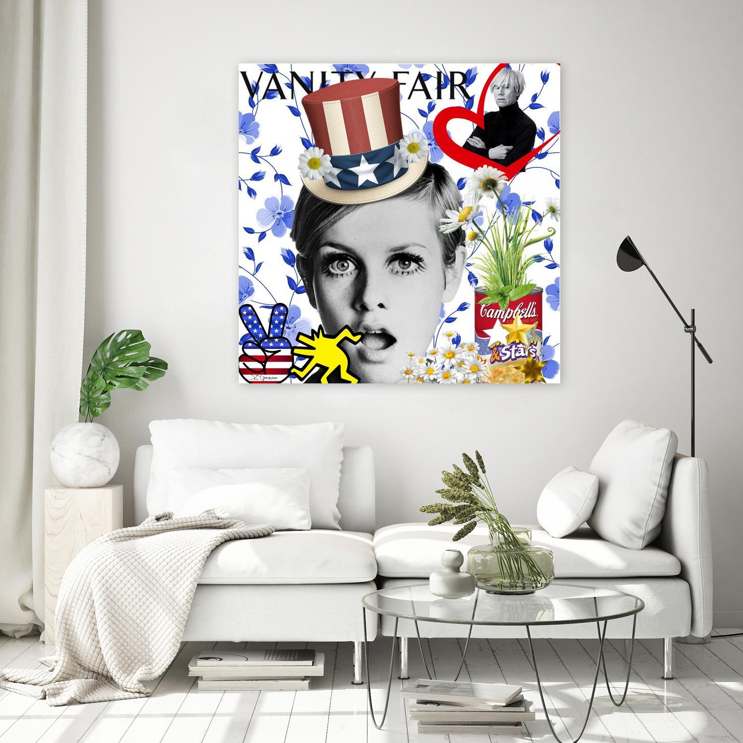 America by Carole  St-Germain on GIANT ART - red pop america