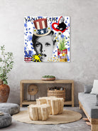 America by Carole  St-Germain on GIANT ART - red pop america