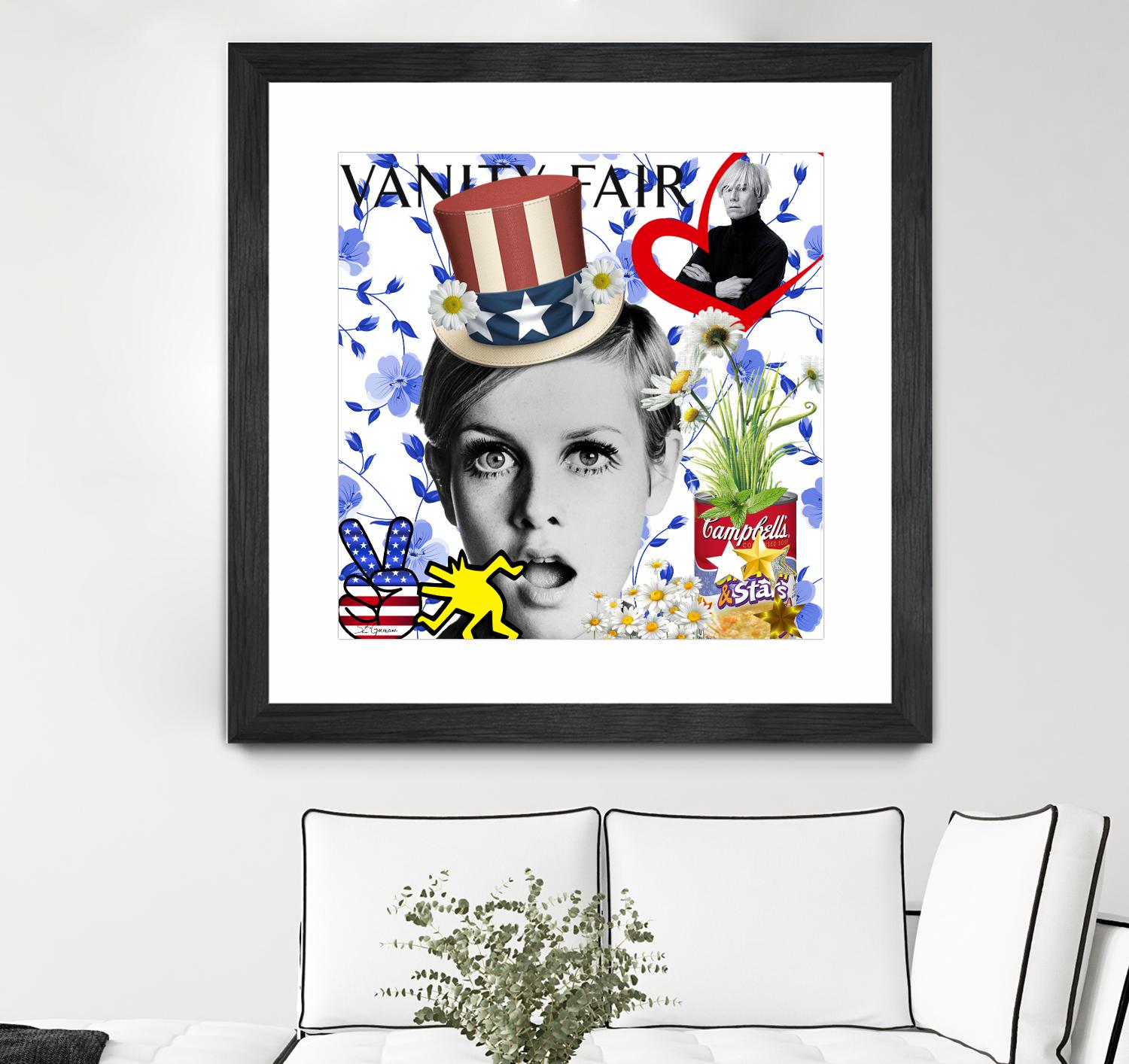 America by Carole  St-Germain on GIANT ART - red pop america