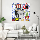 America by Carole  St-Germain on GIANT ART - red pop america