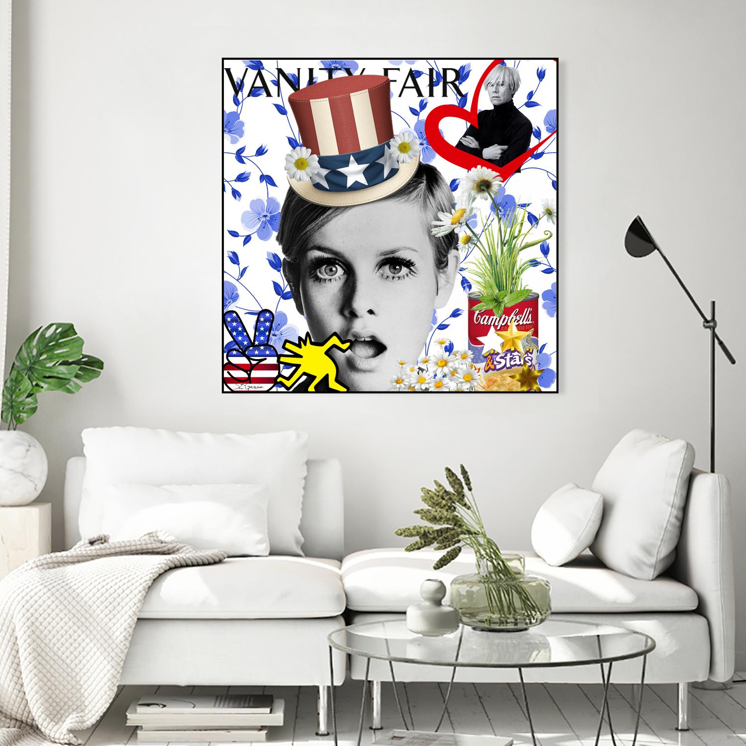 America by Carole  St-Germain on GIANT ART - red pop america