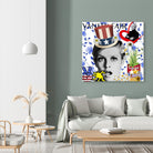 America by Carole  St-Germain on GIANT ART - red pop america