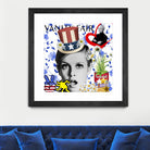 America by Carole  St-Germain on GIANT ART - red pop america