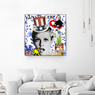 America by Carole  St-Germain on GIANT ART - red pop america