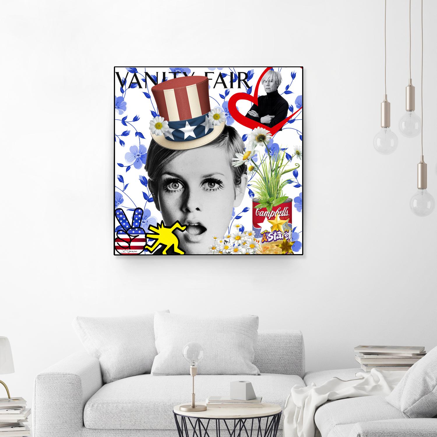 America by Carole  St-Germain on GIANT ART - red pop america