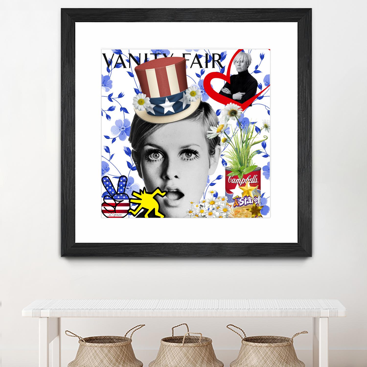 America by Carole  St-Germain on GIANT ART - red pop america