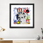 America by Carole  St-Germain on GIANT ART - red pop america