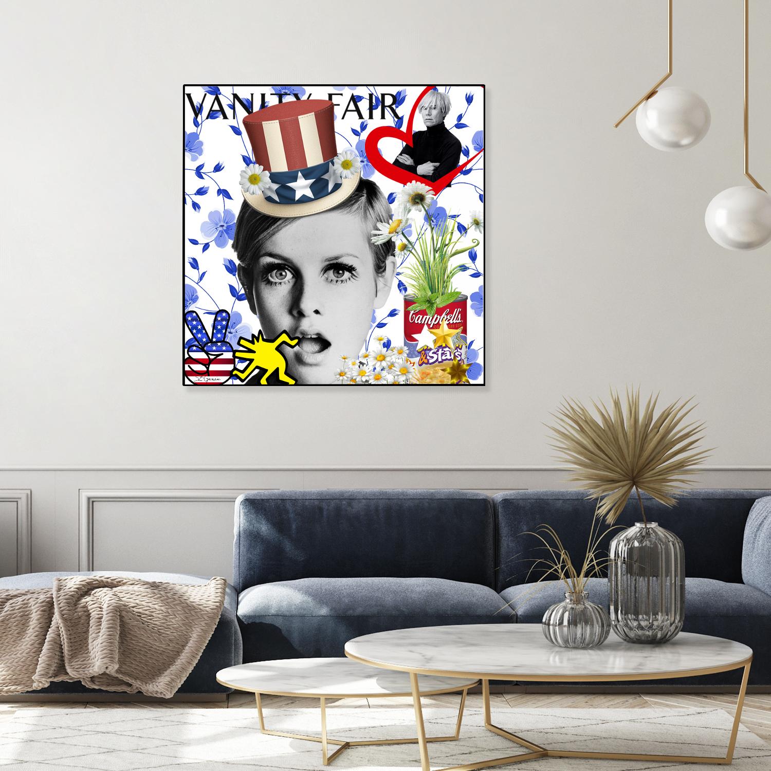 America by Carole  St-Germain on GIANT ART - red pop america