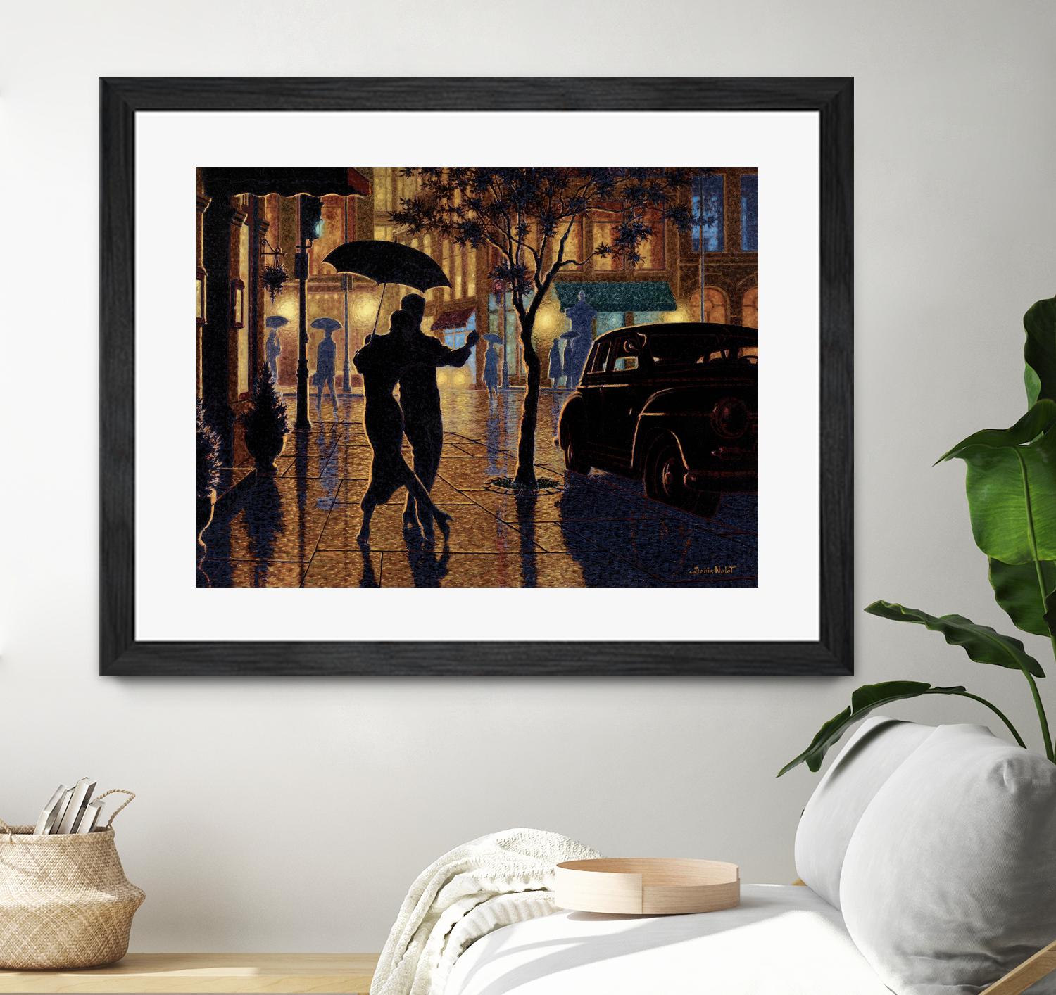 Au parfait du présent by Denis Nolet on GIANT ART - gold la nuit