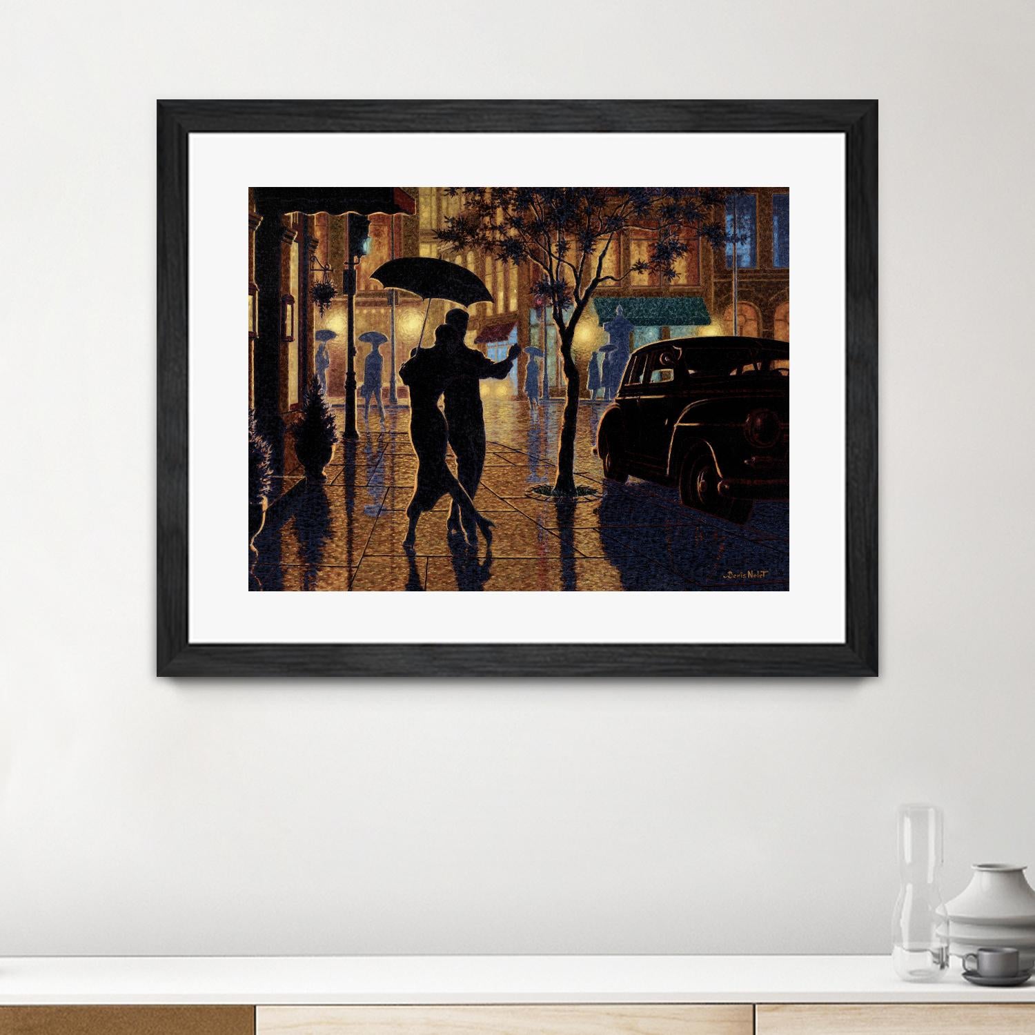 Au parfait du présent by Denis Nolet on GIANT ART - gold la nuit