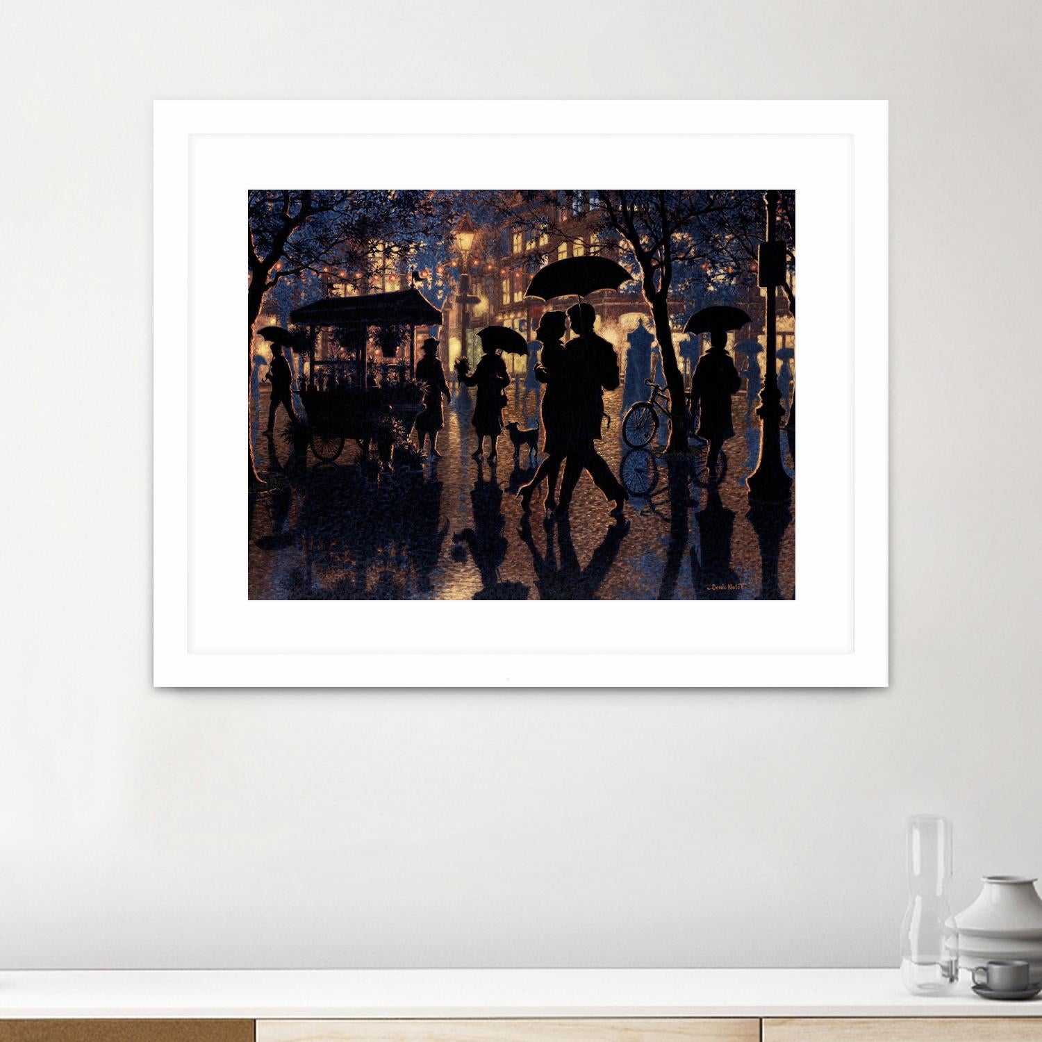 Autour de nous by Denis Nolet on GIANT ART - black figurative artistes du québec