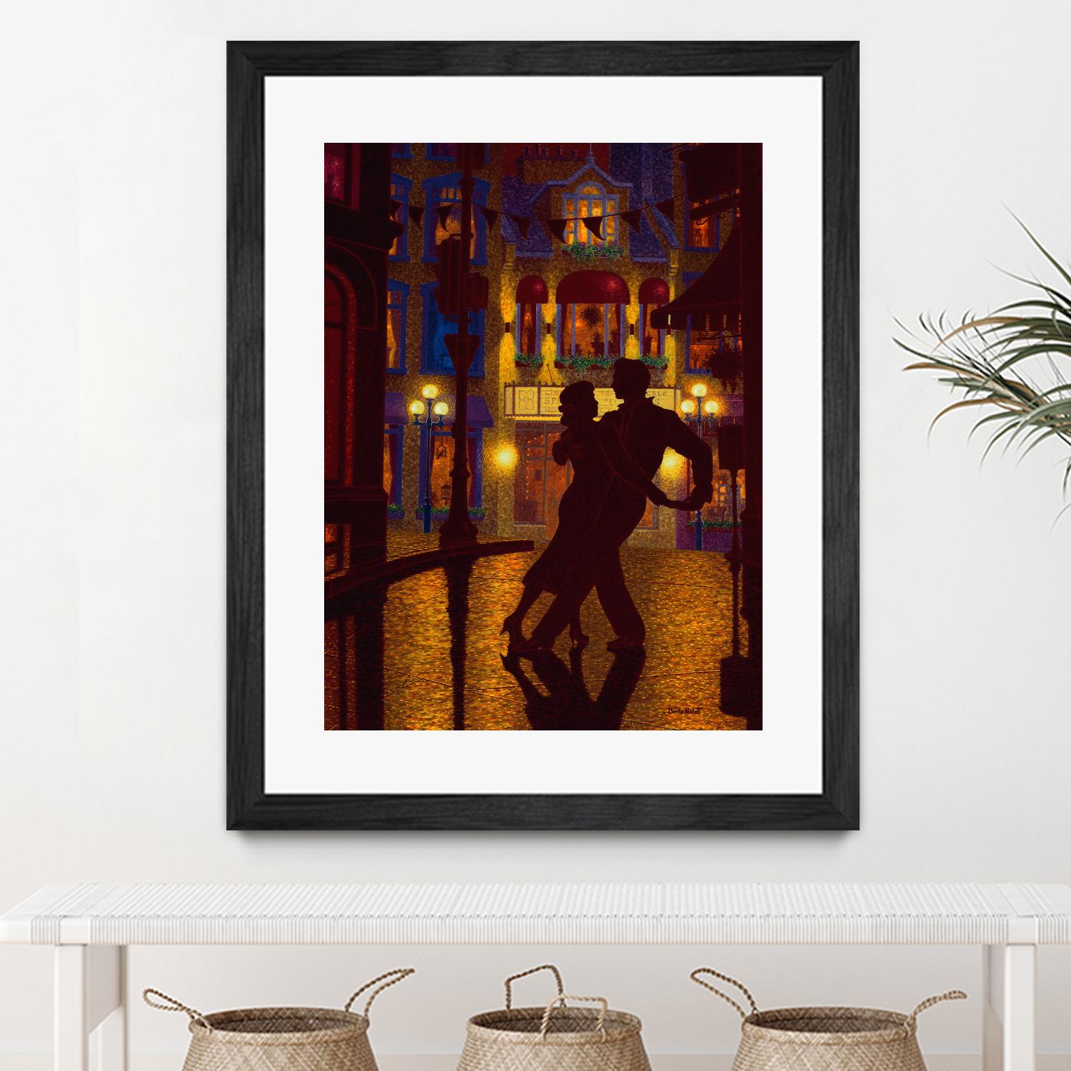 Mille et une nuit by Denis Nolet on GIANT ART - red figurative la nuit