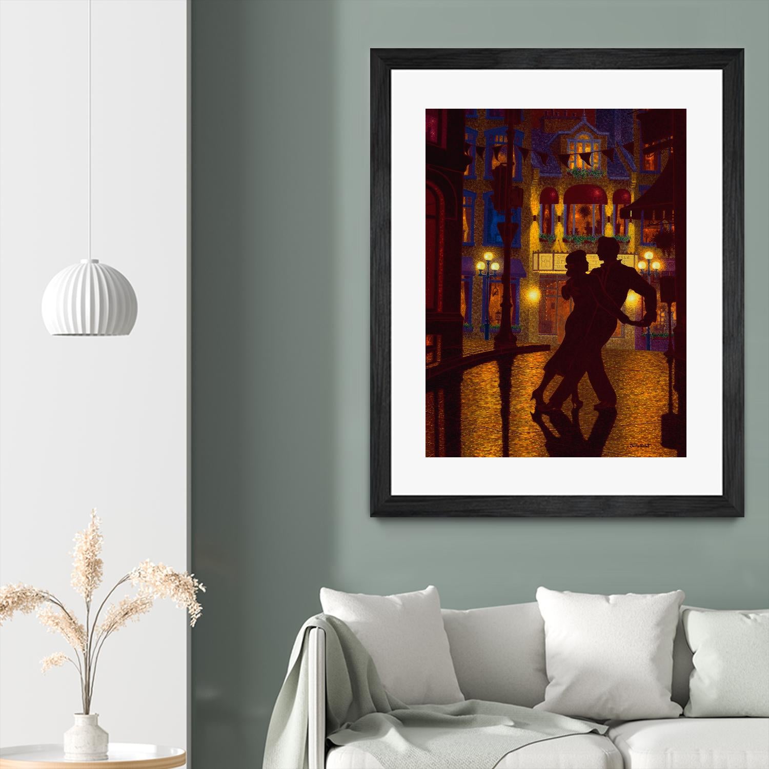 Mille et une nuit by Denis Nolet on GIANT ART - red figurative la nuit