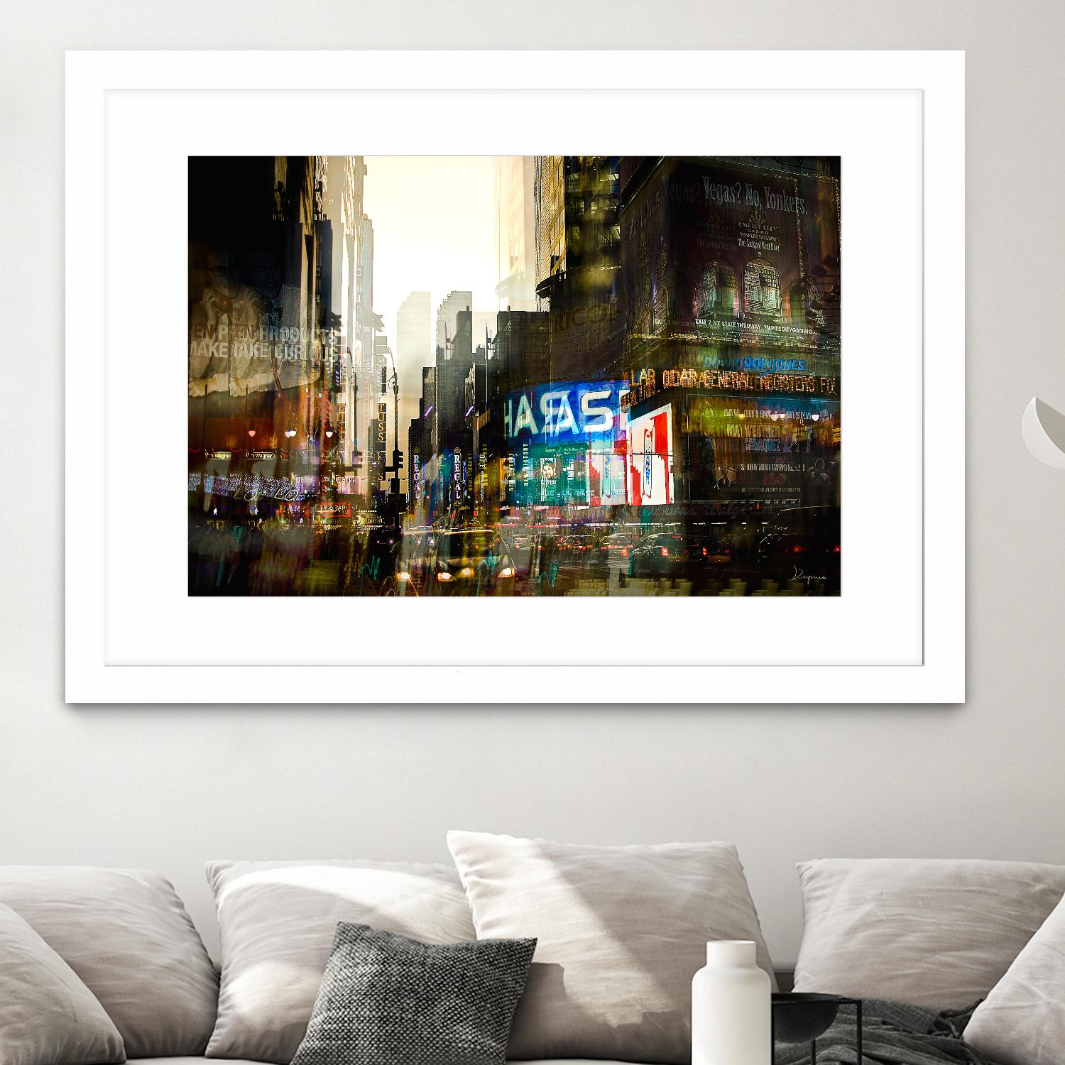 Zenithlights by Jean-François Dupuis on GIANT ART - blue photography city center