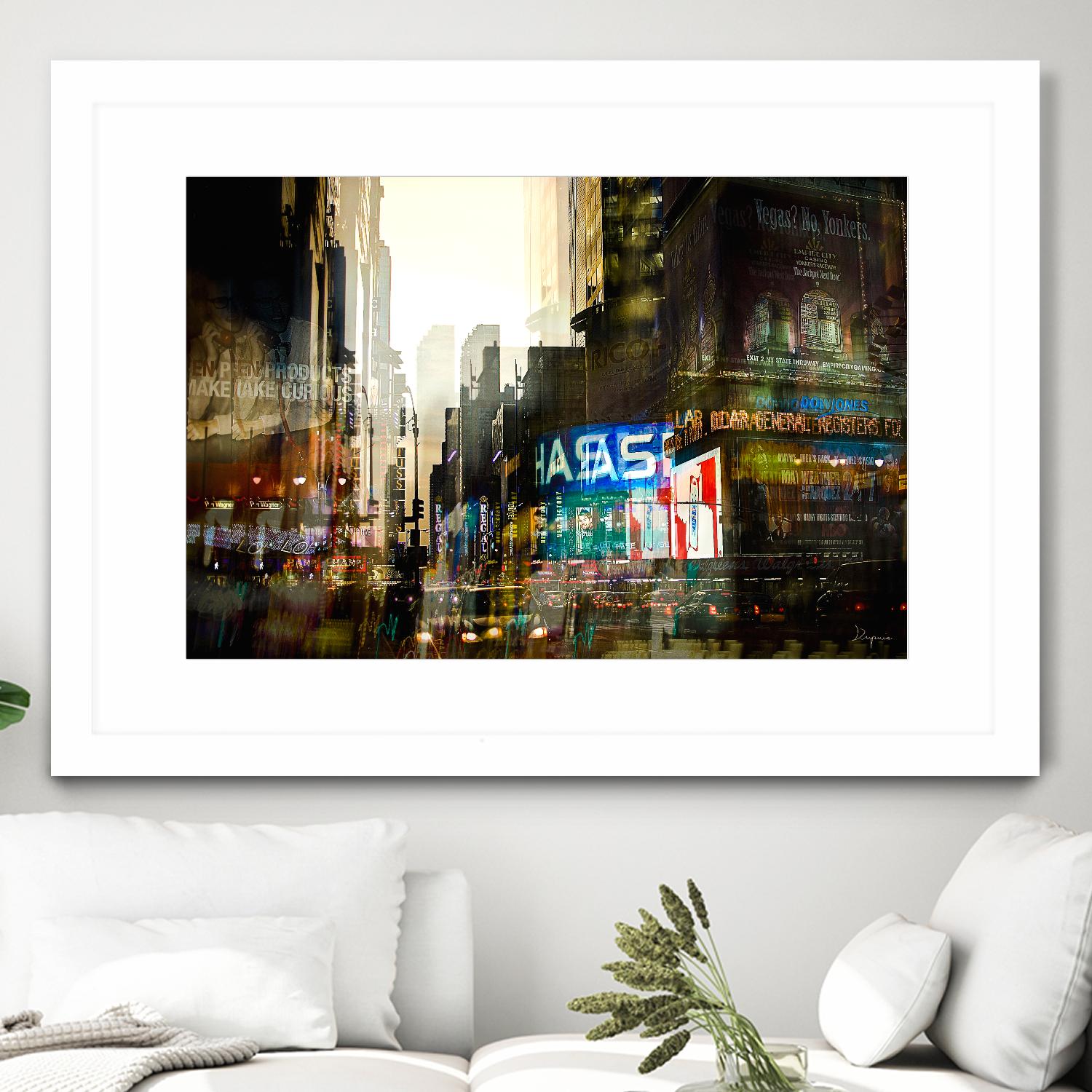 Zenithlights by Jean-François Dupuis on GIANT ART - blue photography city center