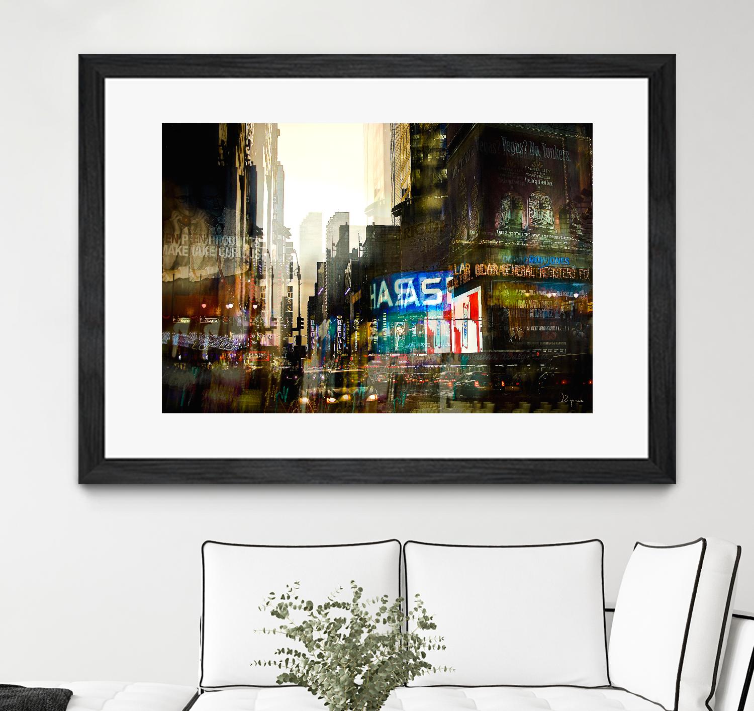 Zenithlights by Jean-François Dupuis on GIANT ART - blue photography city center