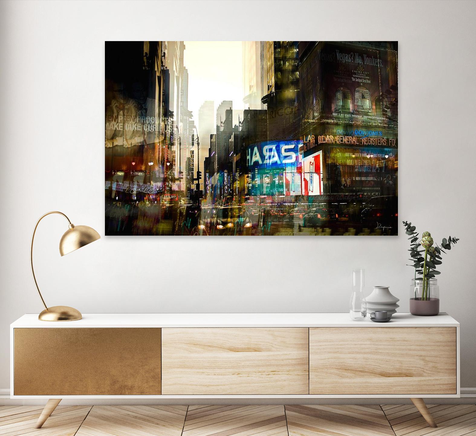 Zenithlights by Jean-François Dupuis on GIANT ART - blue photography city center