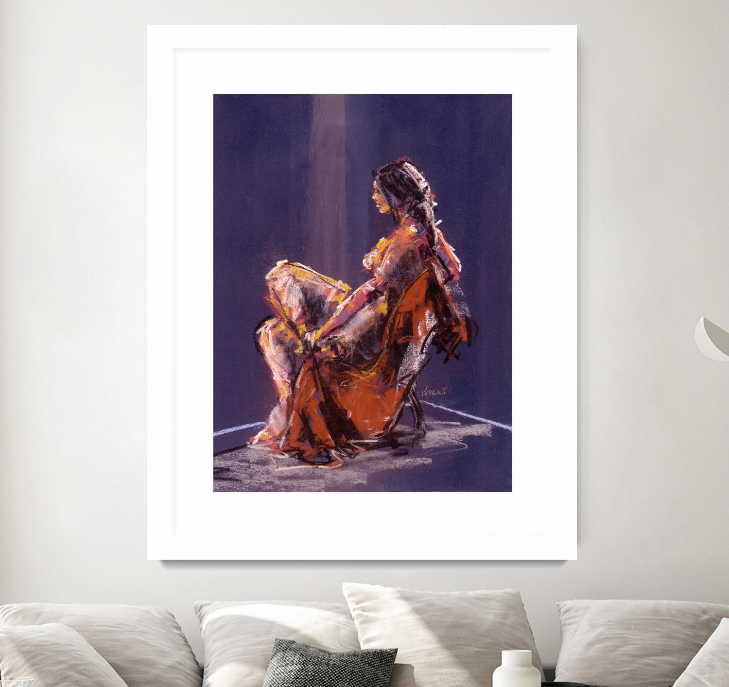Vidra by Jacques Clement on GIANT ART - beige nude