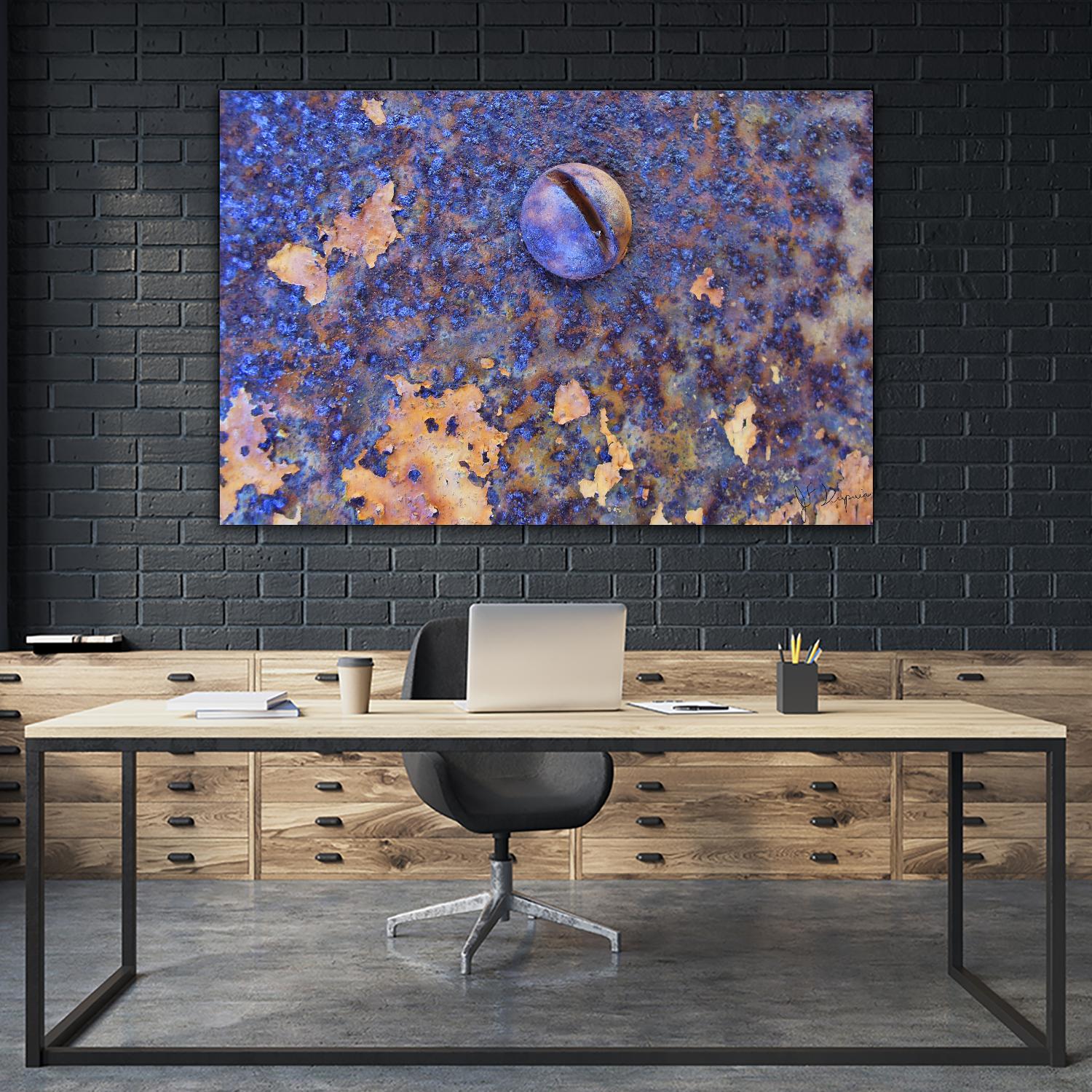 Rusty Screw by Jean-François Dupuis on GIANT ART - pink photo art