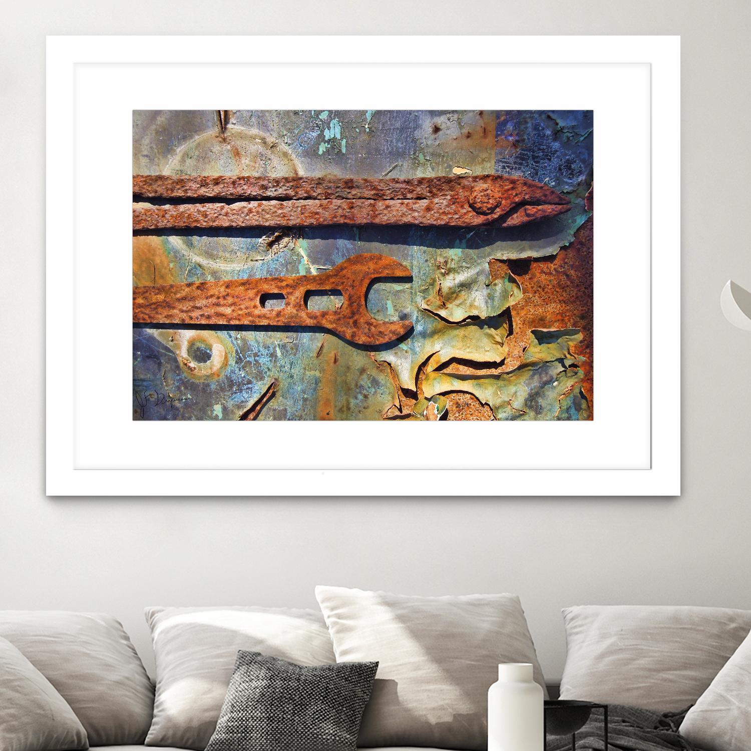 Rusty Tools I by Jean-François Dupuis on GIANT ART - orange still life factory