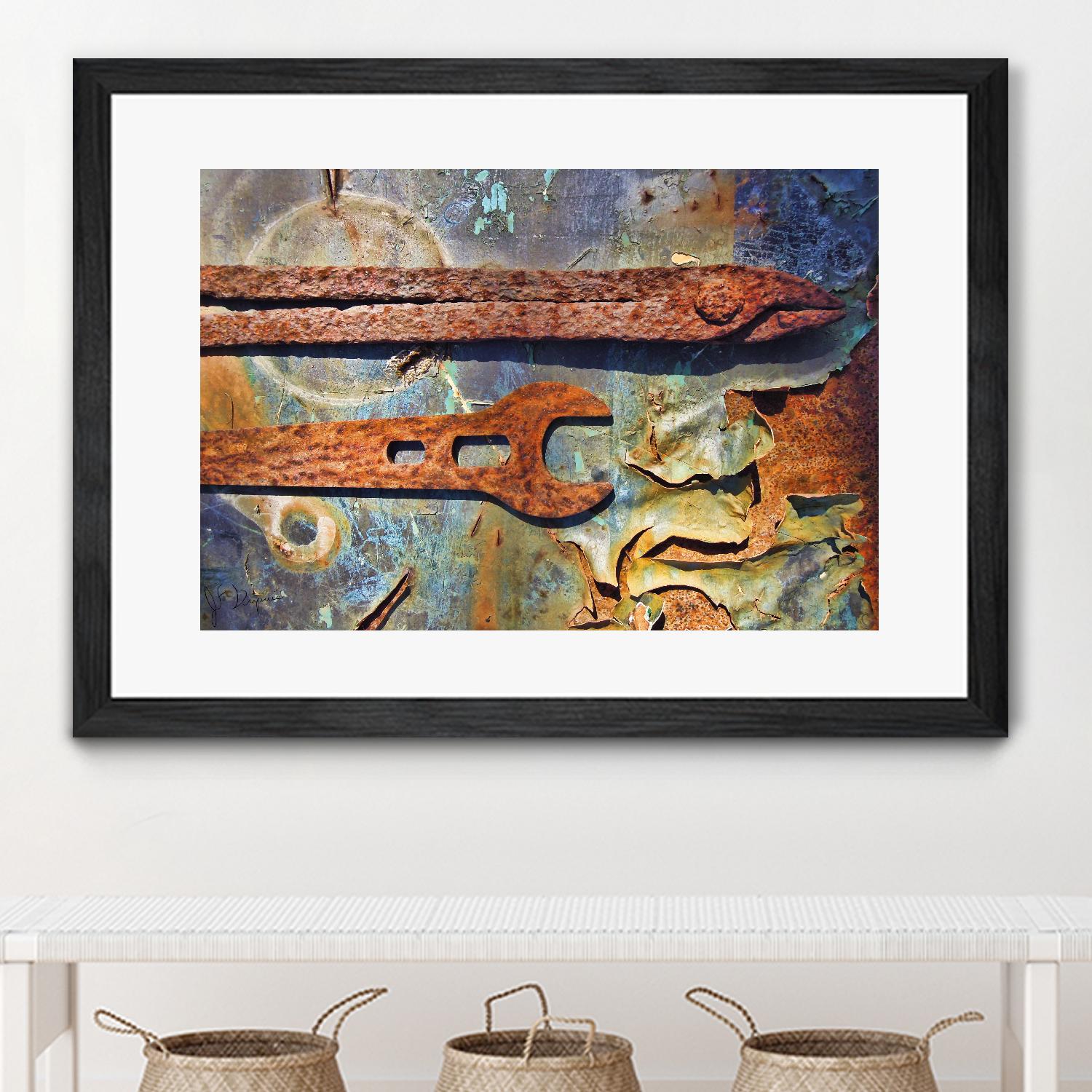 Rusty Tools I by Jean-François Dupuis on GIANT ART - orange still life factory