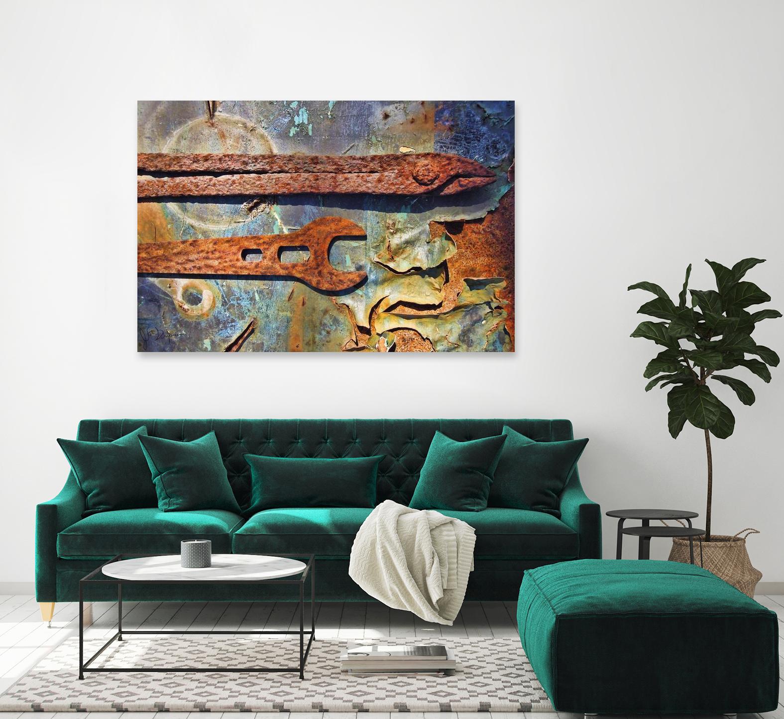 Rusty Tools I by Jean-François Dupuis on GIANT ART - orange still life factory