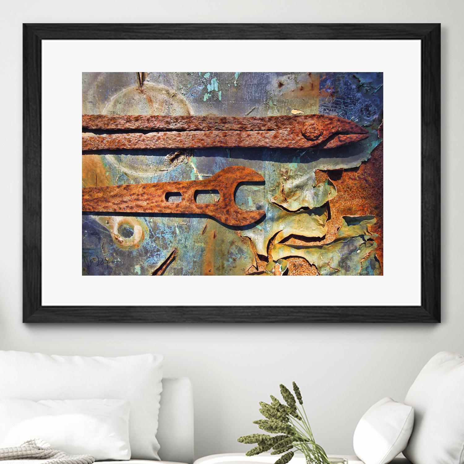 Rusty Tools I by Jean-François Dupuis on GIANT ART - orange still life factory