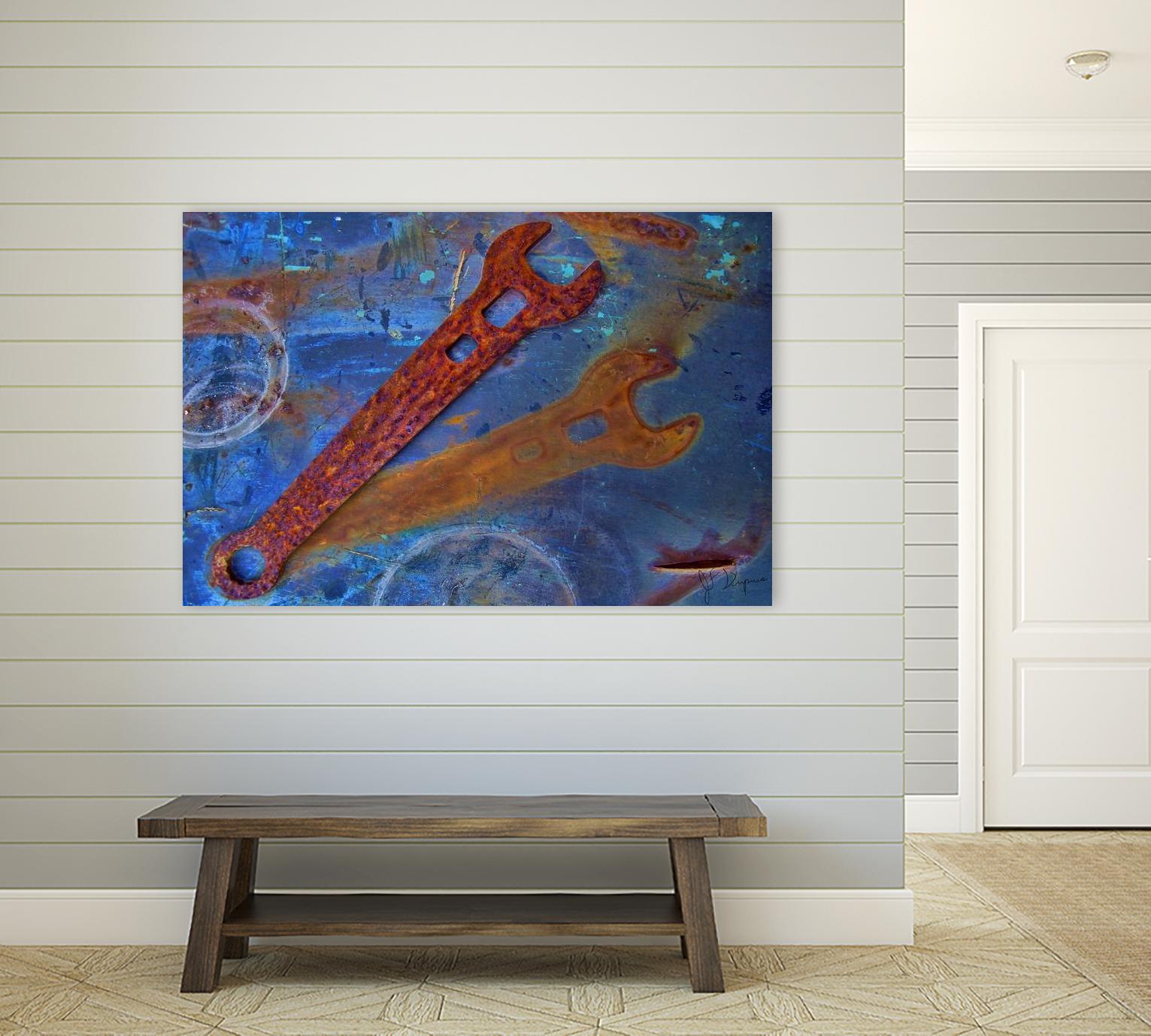 Rusty Tools II by Jean-François Dupuis on GIANT ART - orange still life rust