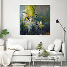 Happiness by Doris Savard on GIANT ART - green abstract