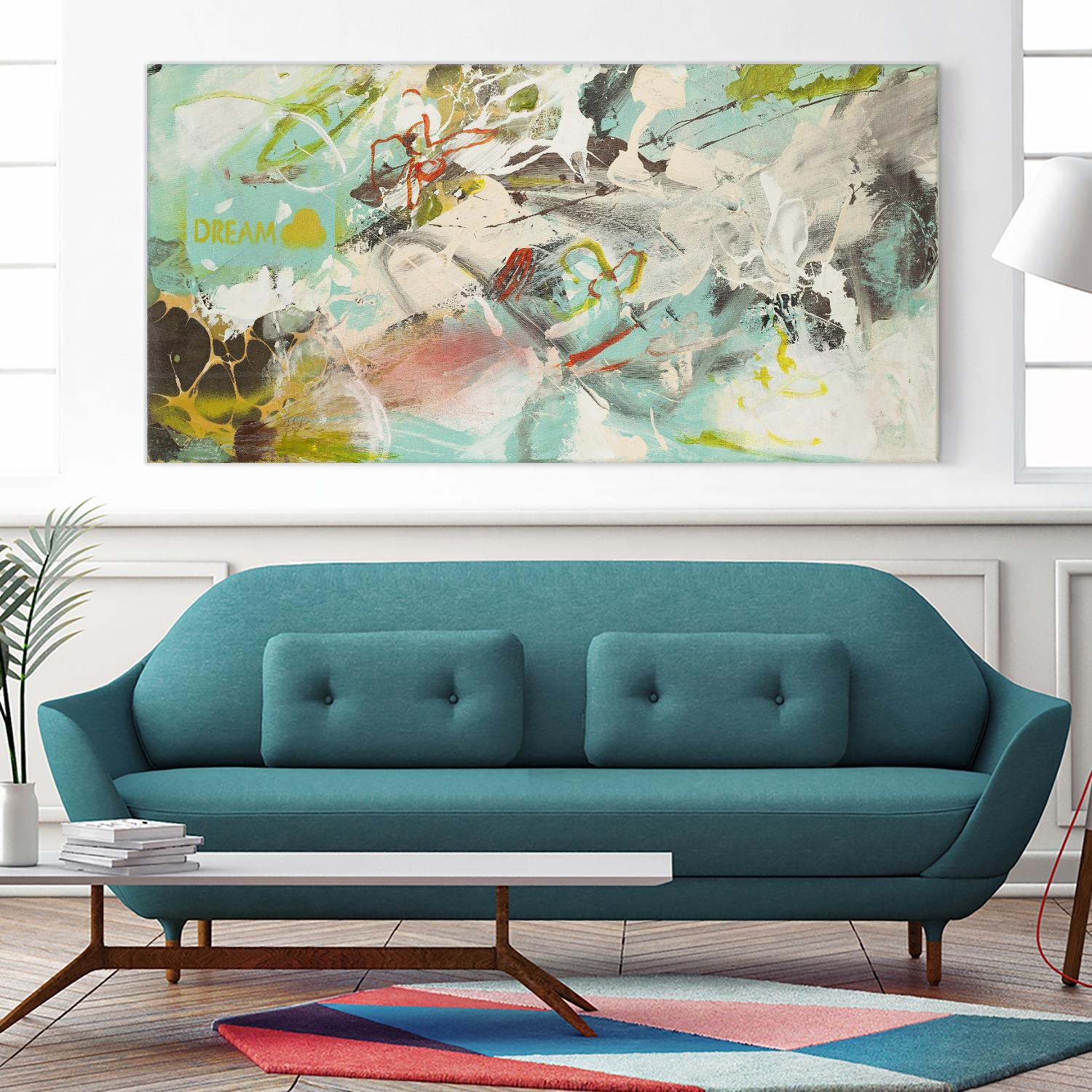 Dream Dream II by Doris Savard on GIANT ART - pink abstract