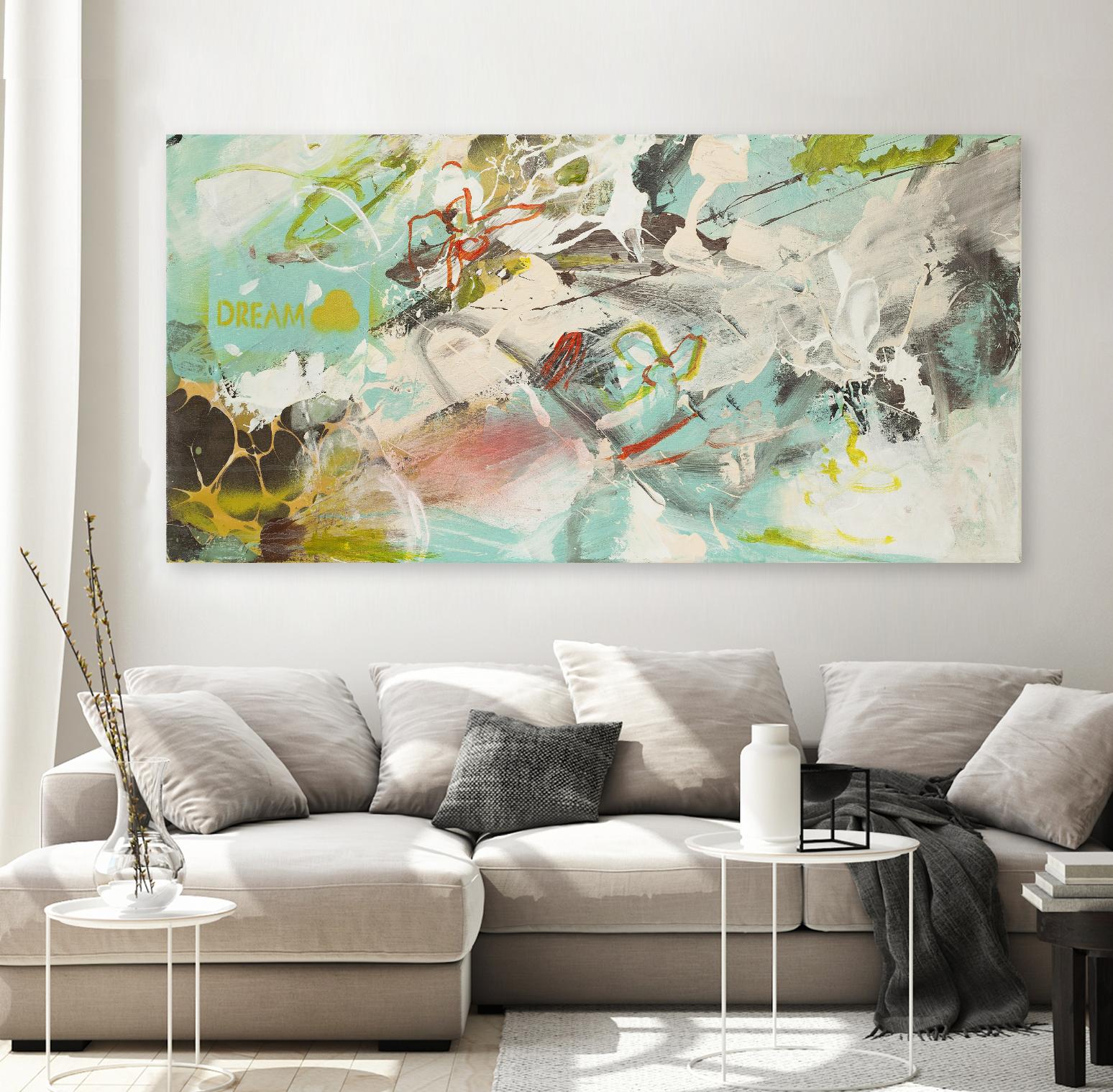 Dream Dream II by Doris Savard on GIANT ART - pink abstract