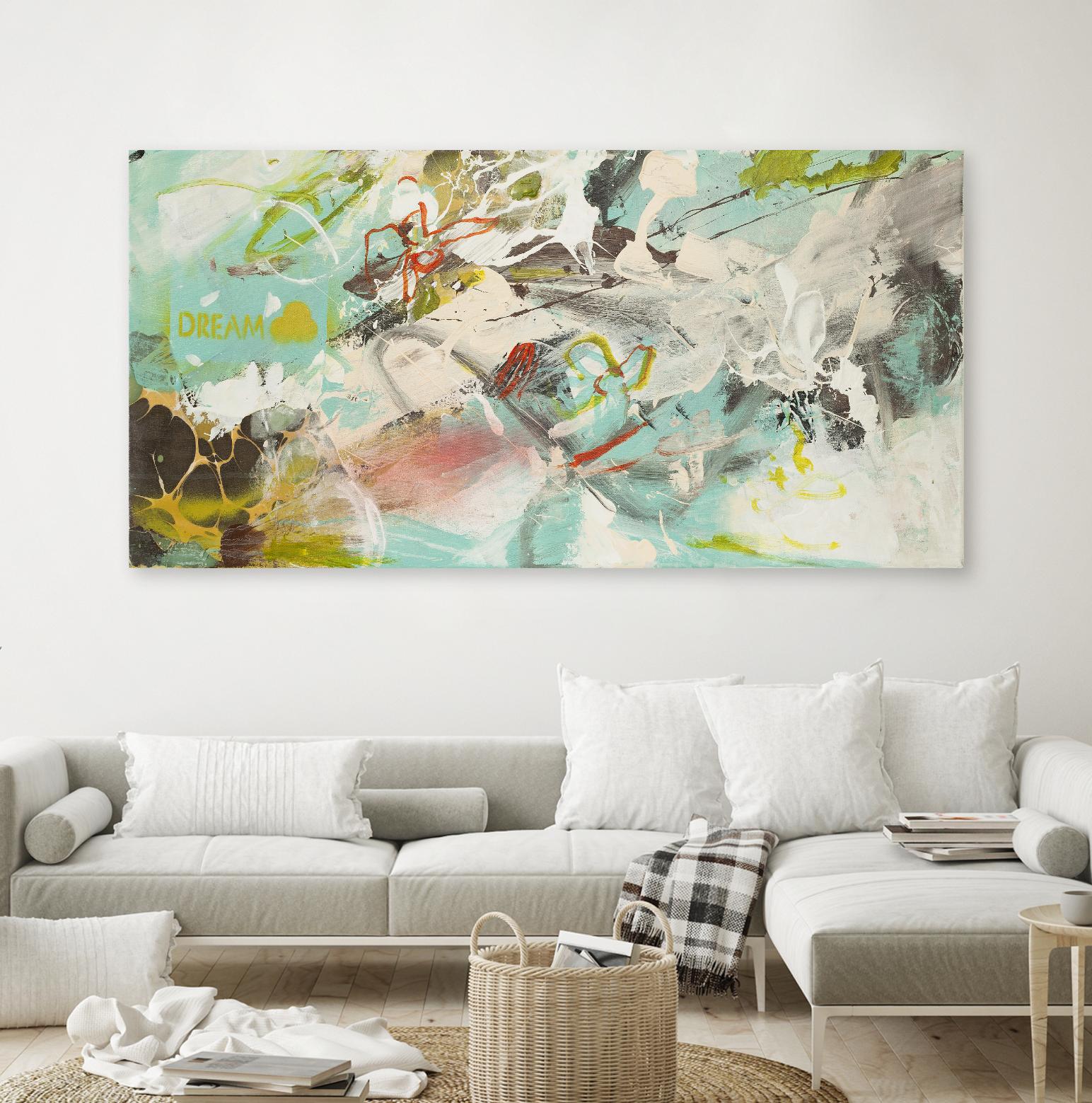 Dream Dream II by Doris Savard on GIANT ART - pink abstract