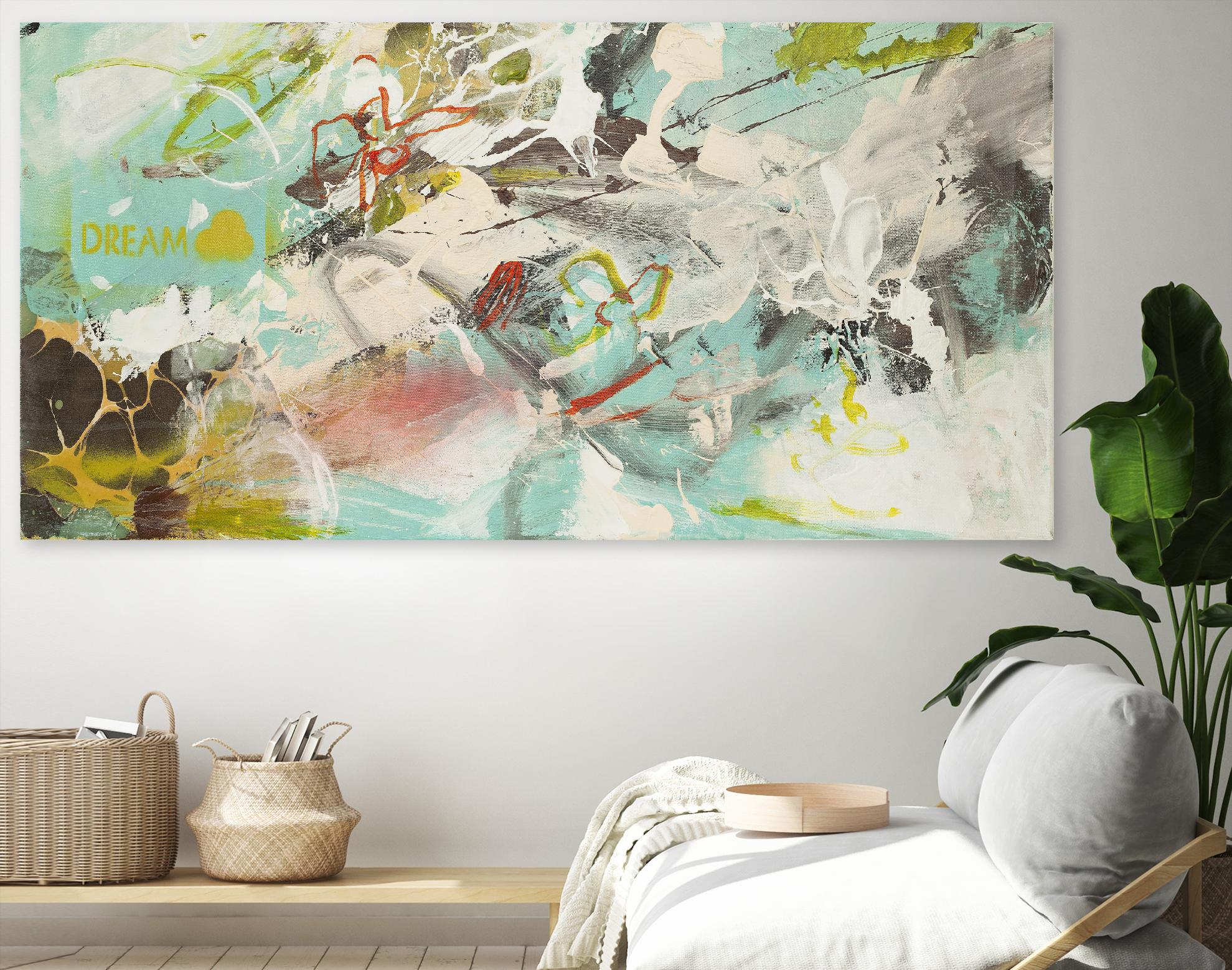 Dream Dream II by Doris Savard on GIANT ART - pink abstract