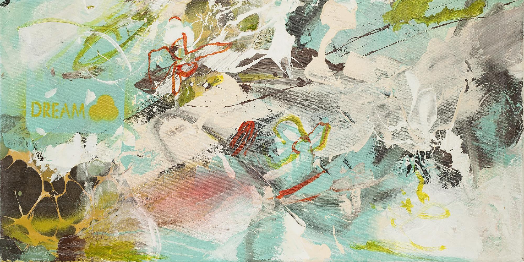 Dream Dream II by Doris Savard on GIANT ART - pink abstract