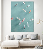 Surfers by Uknown on GIANT ART - blue coastal surfboards