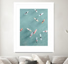 Surfers II by Uknown on GIANT ART - blue coastal surfboards