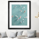 Surfers II by Uknown on GIANT ART - blue coastal surfboards