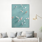 Surfers by Uknown on GIANT ART - blue coastal surfboards