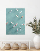 Surfers II by Uknown on GIANT ART - blue coastal surfboards