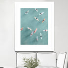 Surfers II by Uknown on GIANT ART - blue coastal surfboards