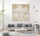 RainWater - Beige by Lori Dubois on GIANT ART - beige abstract ton sur ton