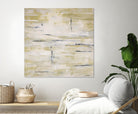 RainWater - Beige by Lori Dubois on GIANT ART - beige abstract ton sur ton