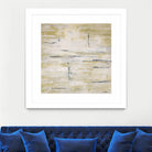 RainWater - Beige by Lori Dubois on GIANT ART - beige abstract ton sur ton