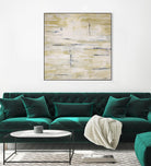 RainWater - Beige by Lori Dubois on GIANT ART - beige abstract ton sur ton